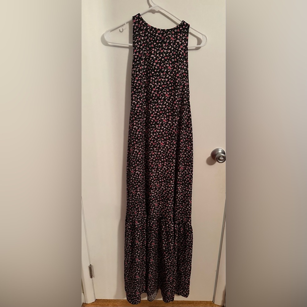 Boohoo Multicolored Floral Maxi Dress A-Line Casual